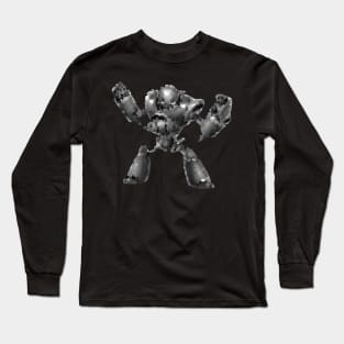 Gray Robot 03 Long Sleeve T-Shirt